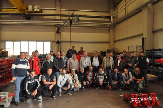 Naša grupa u proizvodnom pogonu fabrike Einböck GmbH & CoKG; foto: B. Ogrizović